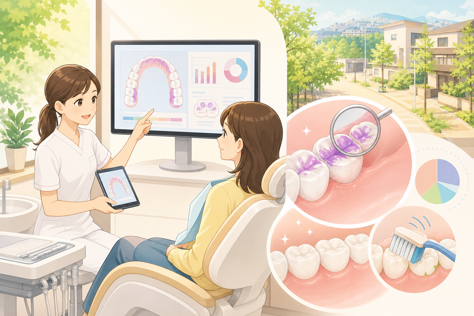 磨き残しをデータで「見える化」—あざみ野で歯垢チェックに力を入れる歯医者とは